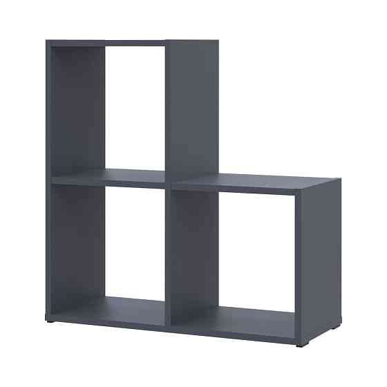 Стелаж Doros Степ 2х2 Графіт відкритий 69х28.8х71.4 (41516157) Львів