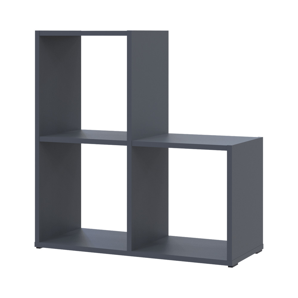 Стеллаж Doros Степь 2х2 Графит открытый 69х28.8х71.4 (41516157) Львов - изображение 2