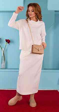 Костюм із тканини джерсі зі спідницею (48) Київ