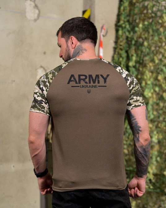 Футболка Army вставки піксель ПП7681 Одеса - фото 3