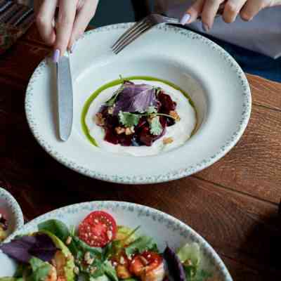 Тарілка By Bone серія "Tinta" Tessera для пасти з прямим бортом 25 см (TN-TR-GT-25-CK) Вінниця