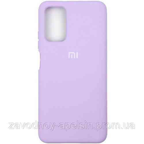 Xiaomi Poco M3 pro Redmi Note 10 5G 10T чехол лиловый Silicone Cover Одесса