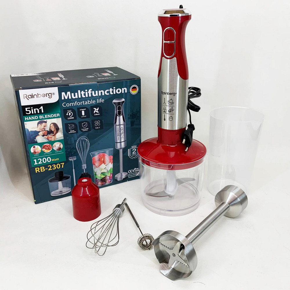 Блендер с стаканом в комплекте, Блендер для измельчения детского пюре для соусов и пюре EW-43 Львов - изображение 4