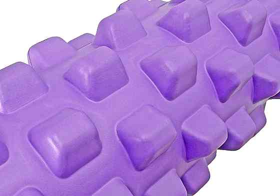 EasyFit Масажний ролик EasyFit Grid Roller PRO 33 см Фіолетовий Коломия