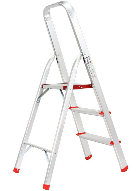Алюмінієва драбина драбина драбина двостороння 3 сходинки до 150 кг Mar-Pol (M85600) Нововолинськ - фото 3