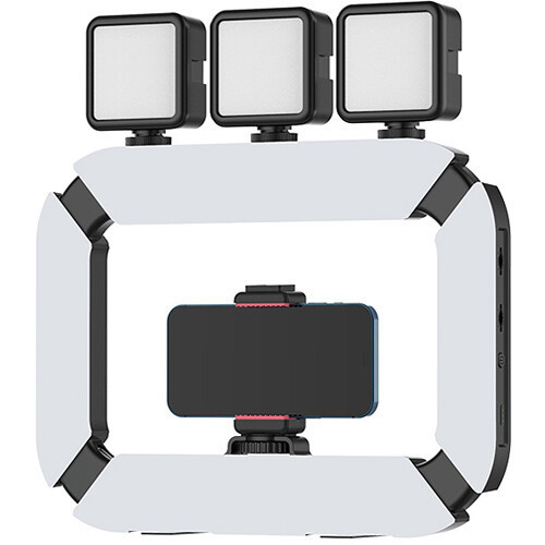 Кільцева лампа ріг для телефону камери Ulanzi U200 Київ - фото 4