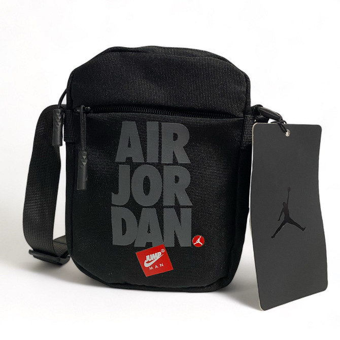 Сумка через плече Nike Air Jordan Jumpman Festival Bag чорний Запоріжжя - фото 1