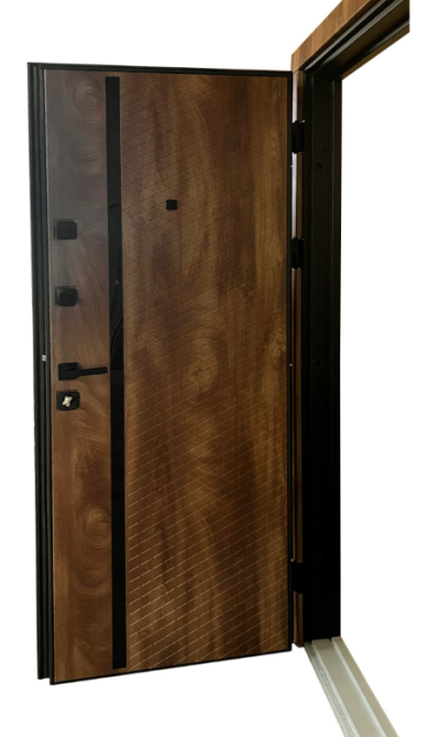 Дверь входная Артиз Элит Орион Срез дерева коньячный 860х2040 мм Киев - изображение 2