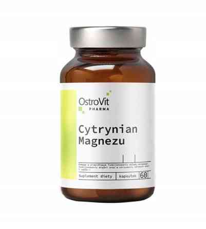 Цитрат магнію Ostrovit Pharma Magnesium citrate 60 caps Луцьк