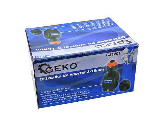 Верстат заточування свердл "GeKo" 3 - 16 мм Стрый