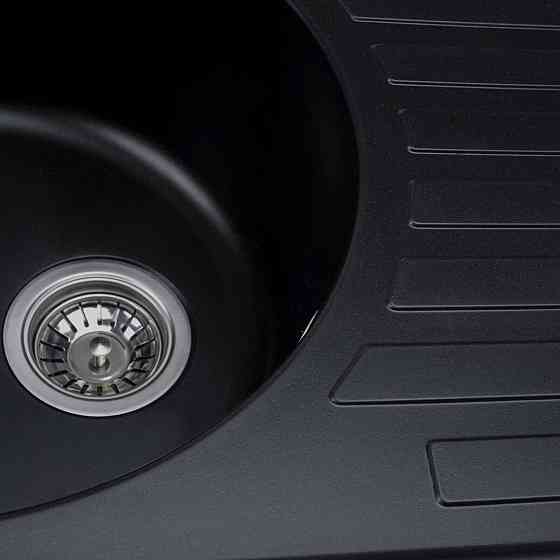 VALESO Гранітна мийка для кухні VALESO LIRA 7750 матова Чорна Киев