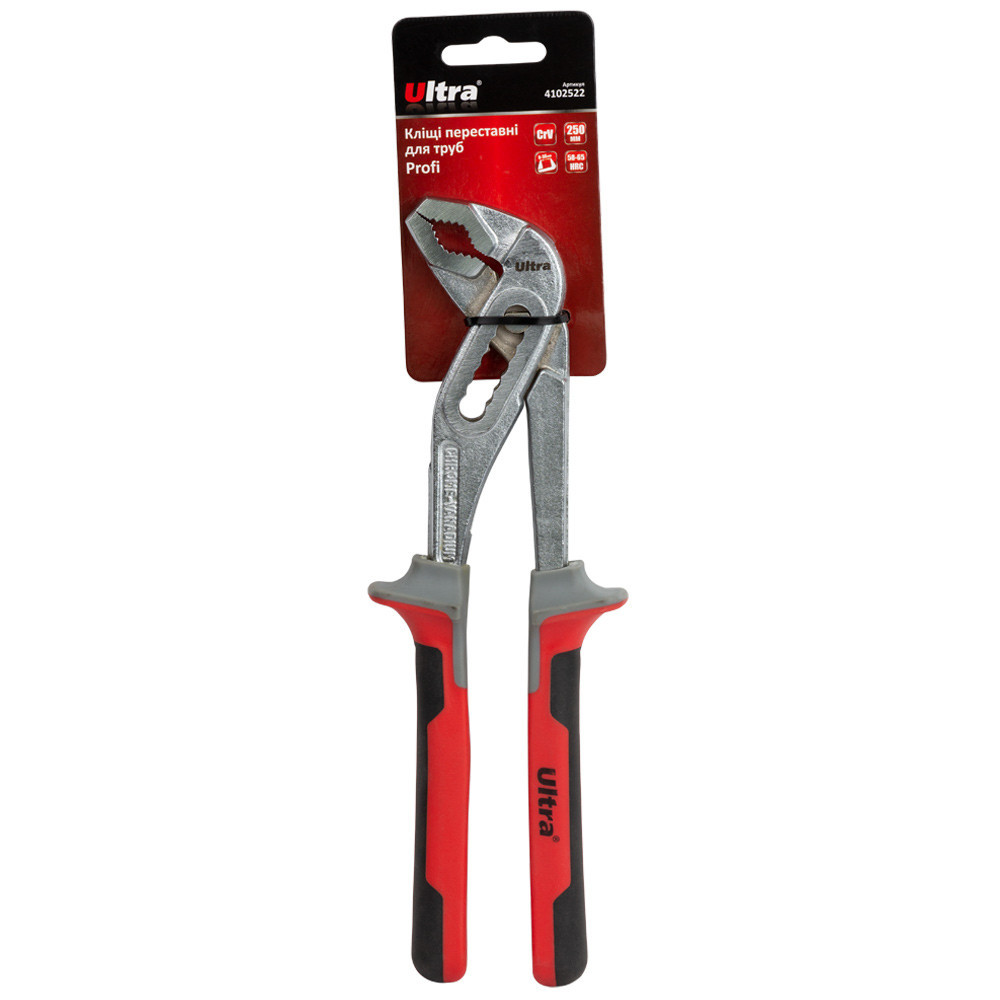 Кліщі переставні для труб 250 мм CrV Profi ULTRA (4102522) Київ - фото 6