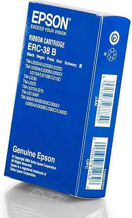 Лента для печати Epson C43S015244/ERC-38-B черная Premium Nylon для ERC-30/34/38 совместимая Киев