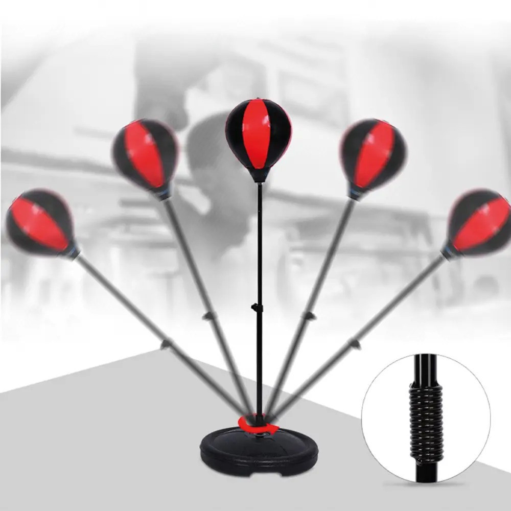 Дитячий боксерський набір Надувна груша на стійці (80-110см) + рукавички / Боксерська груша / Набір для боксу Київ - фото 4