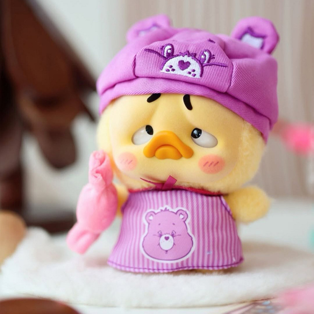 Колекційна м'яка іграшка з кільцем POP TOP 1983toys серії Upset Duck x Care Bears - Будь веселкою Дніпро - фото 4