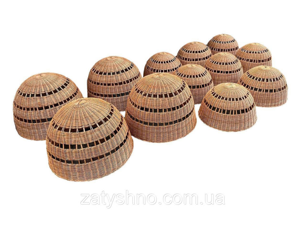 Плетеный абажур круглый Киев - изображение 1