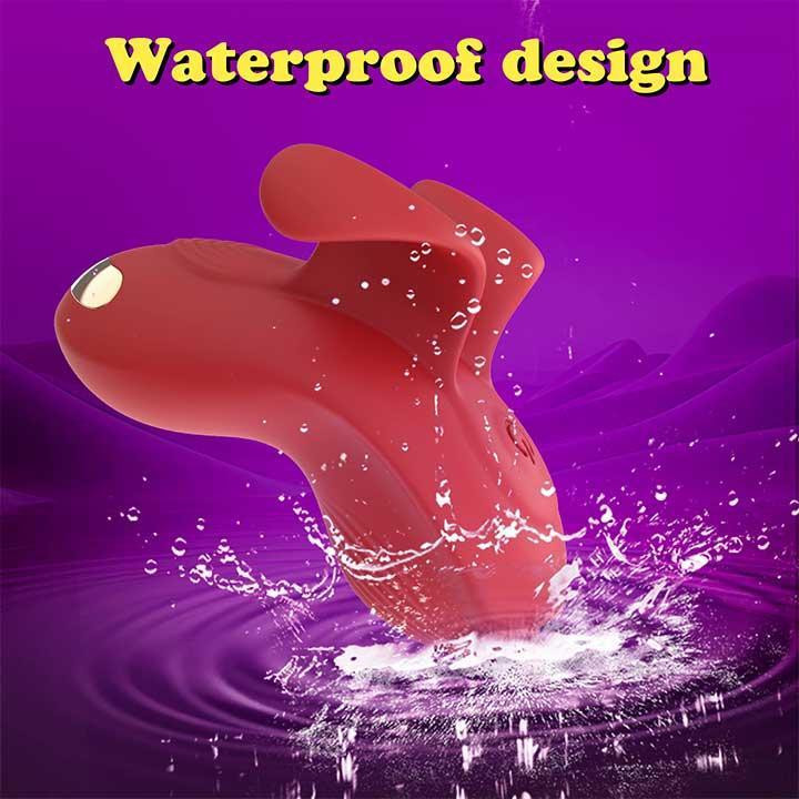 Клітеральний смарт-вібратор на палець Love Spouse Бордовий — Смарт вібратори Вінниця - фото 8