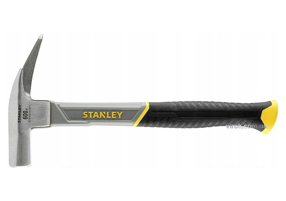 Молоток бляхара з цвяхотягом STANLEY "Lathammer Fiberglas": M= 600 г, двокомпонентна ручка DW Одеса - фото 1