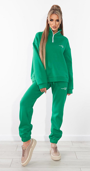 Теплий костюм на флісі з вишивкою (48) Київ - фото 1