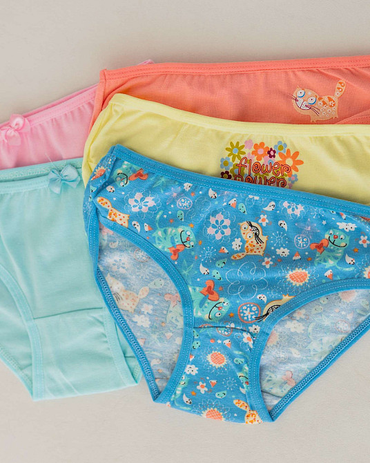 Набор детских трусиков на девочку 5 шт Nicoletta 540012 4-5 Киев - изображение 4