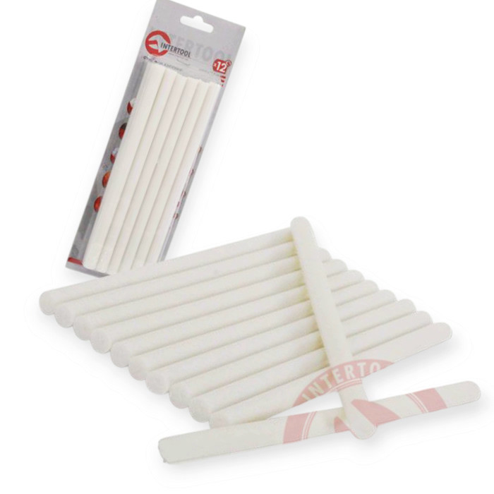 Стрижні клейові d-11.2 х 200 мм білі 12 шт Мукачево - фото 1