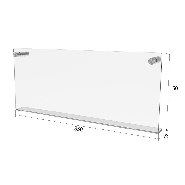 Полиця EKOSTAR настінна 350х150х30 Київ - фото 3