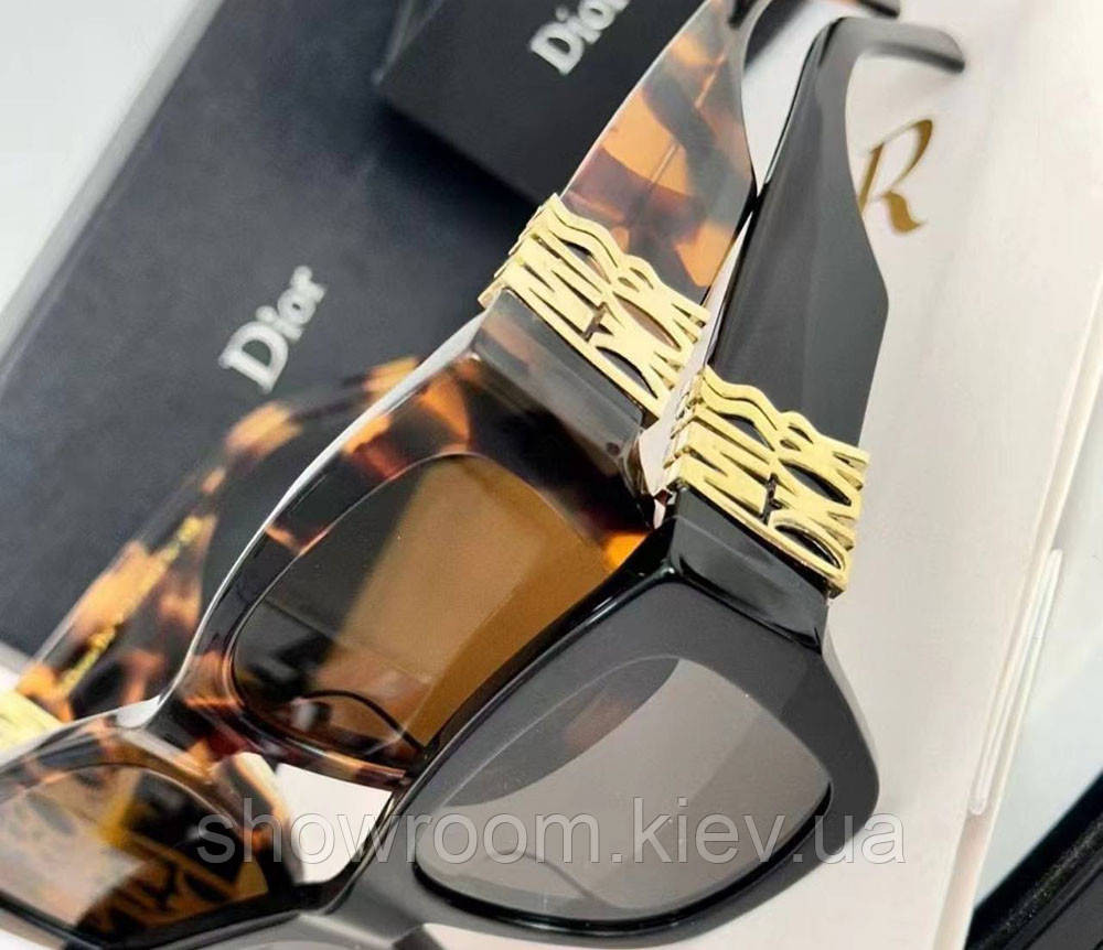 Жіночі сонцезахисні окуляри MissDi0r S1F gold Lux Київ - фото 4