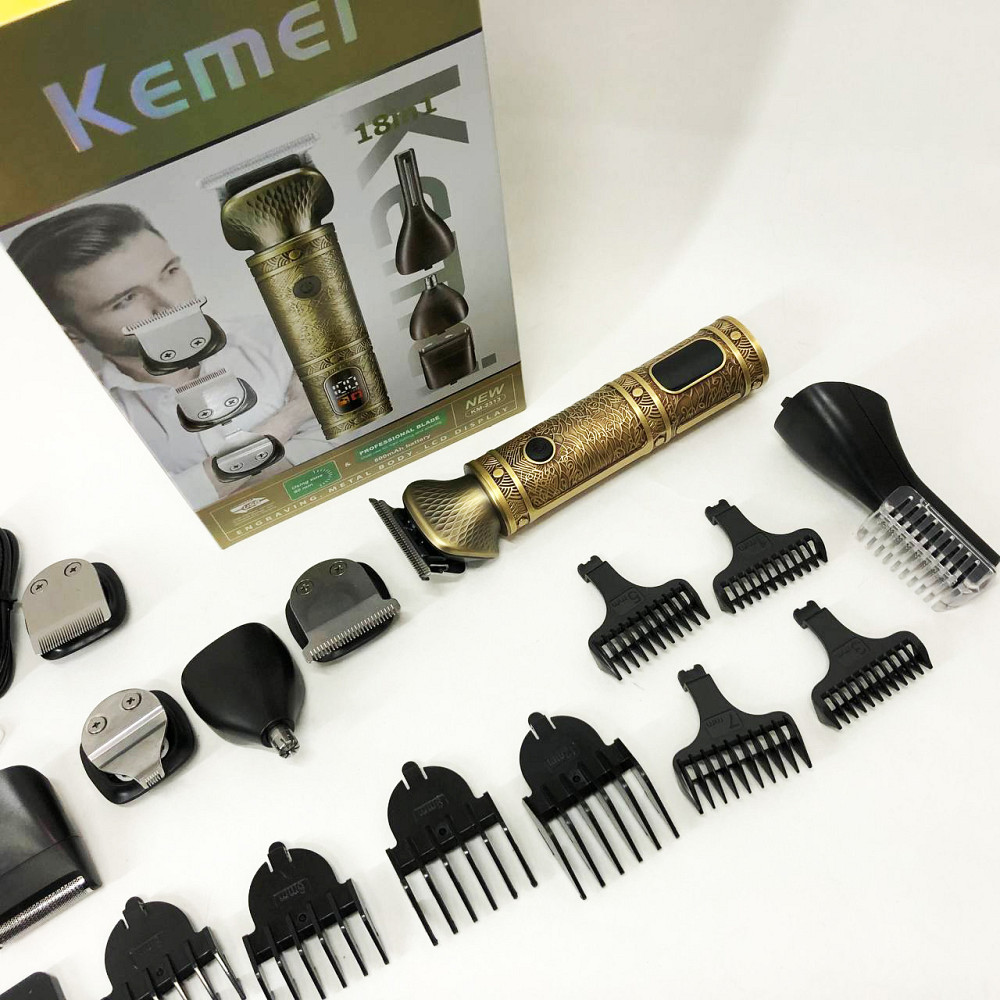 Электрическая машинка с насадкой для бороды, Подстригательная машинка Модная для стрижки волос SA-13 Львов - изображение 2