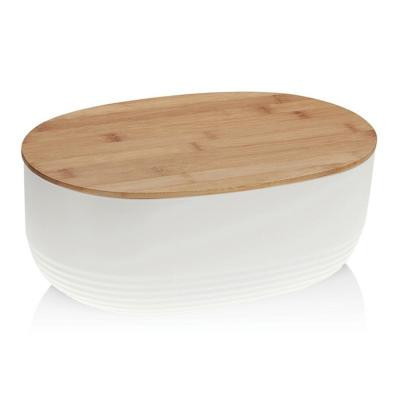 Хлібниця Kela Namur White 37,5х23х14 см (12060) Вінниця - фото 1