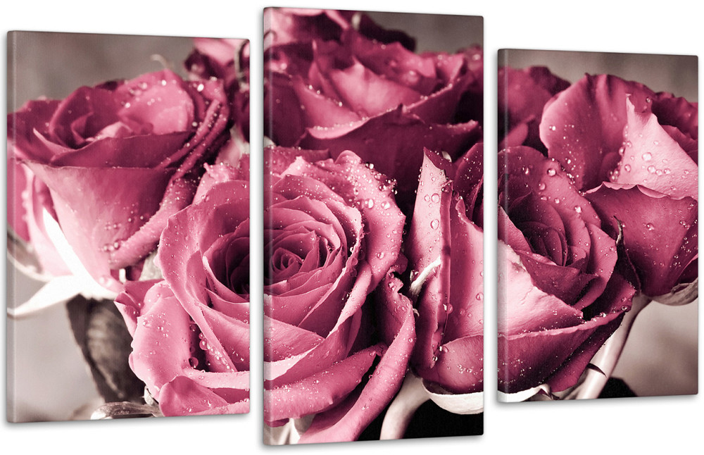 Модульна картина Букет Троянд Art-118_3 Київ - фото 1