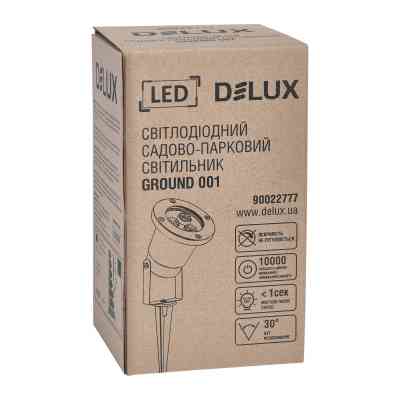 Світильник Delux GROUND 001 LED 3W 5000К 230V IP64 (90022777) Вінниця