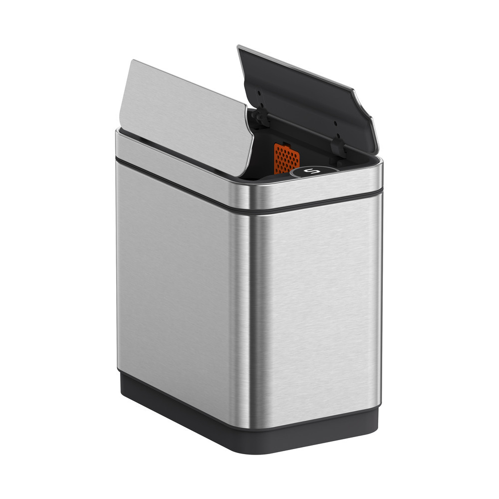 Сенсорное прямоугольное мусорное ведро Koer TC-020112-02 12 л из нержавеющей стали Харьков - изображение 2