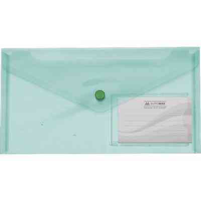 Папка - конверт Buromax DL (240x130мм) TRAVEL, green (BM.3938-04) Винница