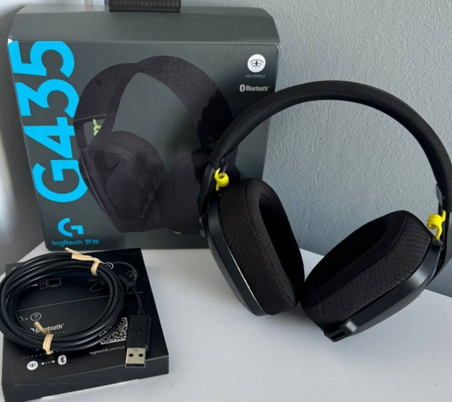 НОВІ навушники Logitech G435 Black геймерские наушники. Харків - фото 5