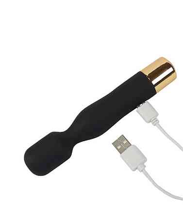 Вібромасажер - Vibrating Spear G-Spot Vibrator Black Sex Aura Київ