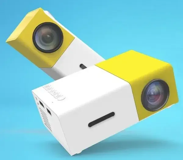 Мультимедийный проектор YG-300 Full HD с динамиком 126×85×47 мм для домашнего кинотеатра Одесса - изображение 2