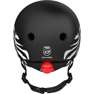 Шлем Scoot&Ride 45-51см, зебра, с фонариком (SR-181206-ZEBRA) Винница - изображение 5