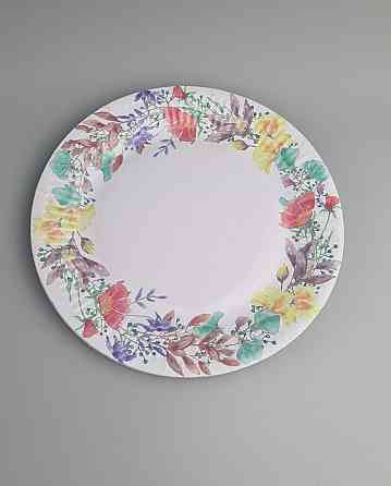 Паперова тарілка з малюнком 18 см "No 5" Літній візерунок 10 шт (1 пачка) Харків