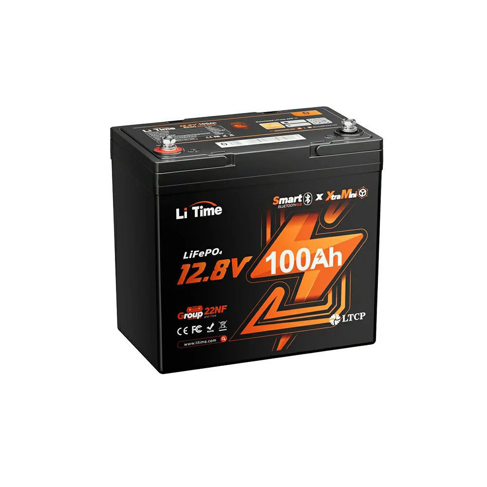 Акумуляторна батарея літій-залізо-фосфатна з Bluetooth 12.8В 100А*год LiFePO4 LiTime Xtramini L12V100-100-XTRA-MINI-BT-4-A55 Київ - фото 2