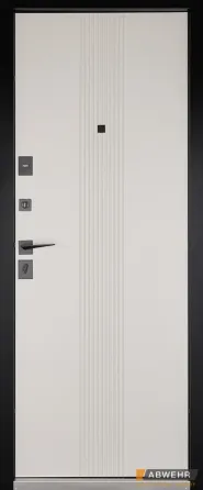 Входная дверь Abwehr Classic Prime Simfonia 576/584 Черная Шагрень + Кашемир супермат 960*2050 мм Киев