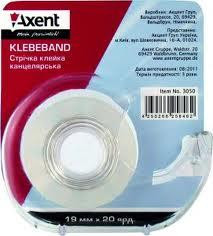 Скотч канцелярський у діспенсері "Axent" 3050 19ммx20ярд прозорий, шт Київ - фото 1