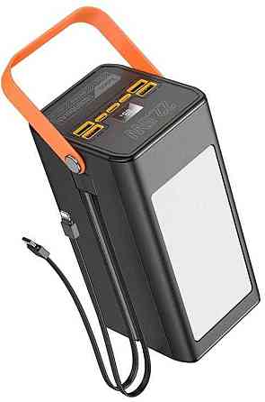 Повербанк огромной емкости HOCO DB49 100000 мАч, 22,5 Вт, LED фонарь. Харьков