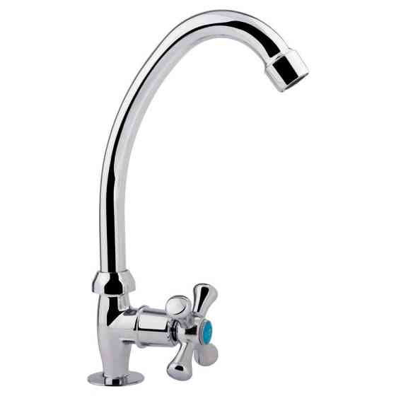 Кран на одну воду для кухні Lidz (CRM) 75 21 269F, хром Київ