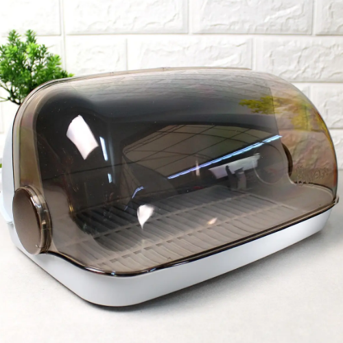 Хлібниця midi пластик 69 світло-сірий 