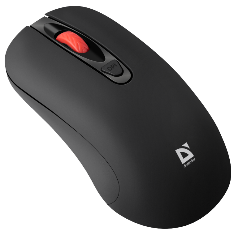 Миша Defender Nexus MS-195 Black (52195) (7153543) Київ - фото 3