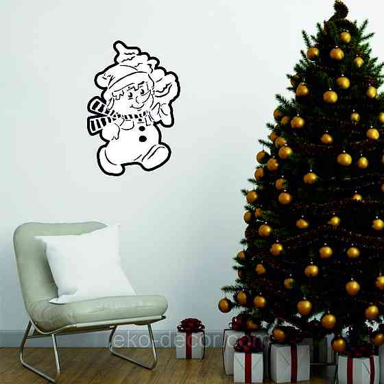 Декоративне настінне Панно «Сніговик», Декор на стену Київ