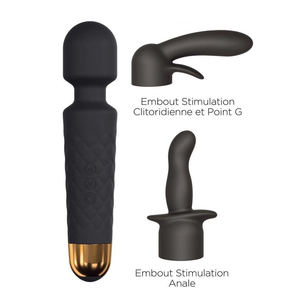 Мини-вибромассажер Dorcel Kit Wanderful с насадками (анальная и вагинальная), водонепрницаемый Sex Aura Киев - изображение 8