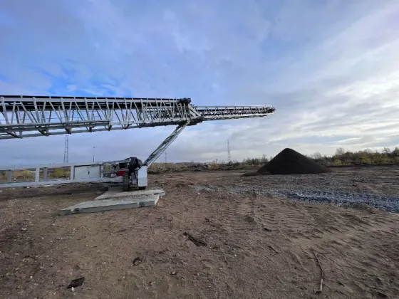 Радіальний конвеєр Автоматичний Телескопічний Ptrc1055, 500 т/год, PolygonMach Туреччина. Харків