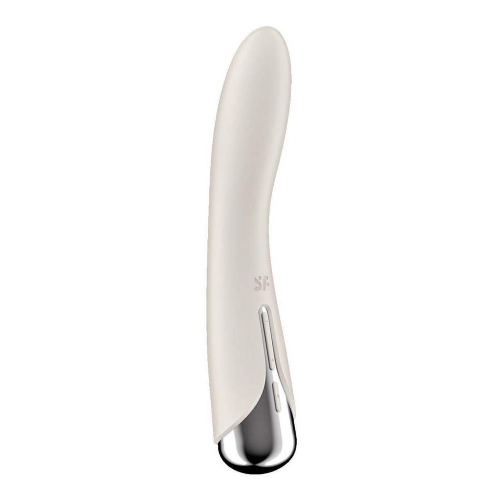 Вібратор точки G з обертанням Satisfyer Spinning Vibe 1 Beige, 2 мотори Sex Aura Київ - фото 5