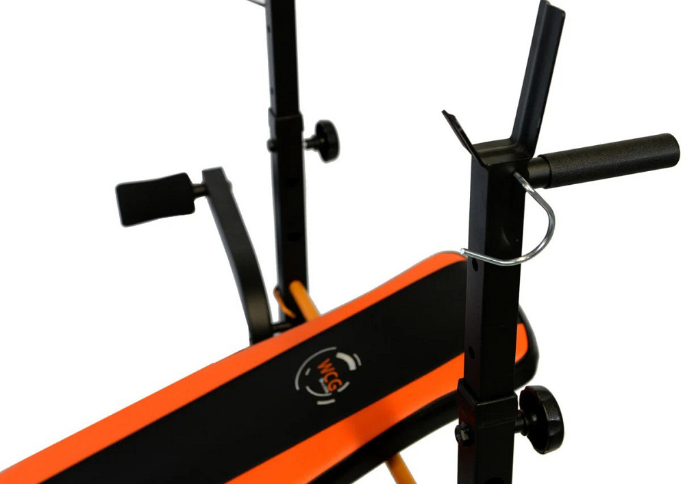 Лава для жиму WCG 0070 + Тяга + парта Скотта + Штанга і гантелі 148 кг Київ - фото 5